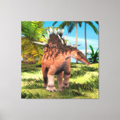Dinosaur Kentrosaurus Canvas Afdruk (Voorkant)