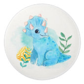 Dinosaur Keramische Knop (Voorkant)