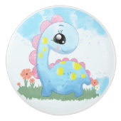 Dinosaur keramische knop (Voorkant)