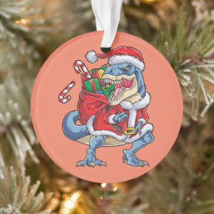 Dinosaur Kerstkerstkerstkerstman, Mannen voor herk Ornament