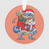 Dinosaur Kerstkerstkerstkerstman, Mannen voor herk Ornament (voorkant)