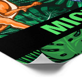 Dinosaur Kinder Dino Jurassic Trex Boy  Poster (Hoek)