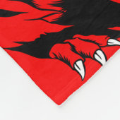 Dinosaur kinder fleece deken (Hoek)