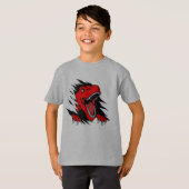 Dinosaur kinder t-shirt (Voorkant volledig)
