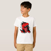 Dinosaur kinder t-shirt (Voorkant volledig)