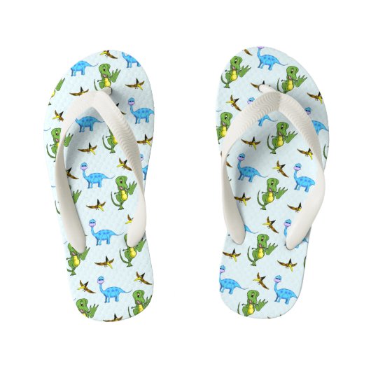 Dinosaur Kinder Teenslippers (Voetbed)