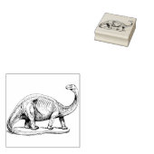 dinosaur - kunstzegel 	rubberstempel (Gestempeld)