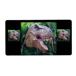 Dinosaur-labels voor kinderen etiket
