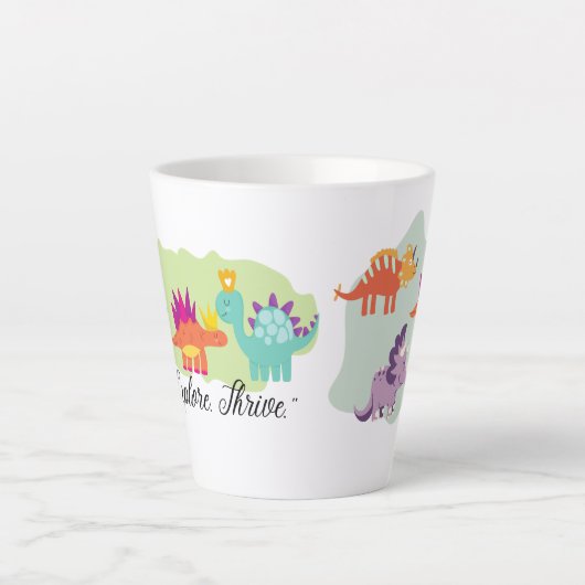Dinosaur Latte Mok (Voorkant)