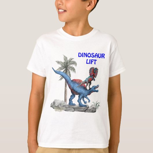 Dinosaur Lift T-shirt (Voorkant)