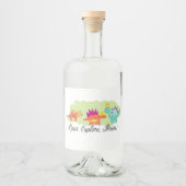 Dinosaur Likeurfles Etiket (Voorkant)