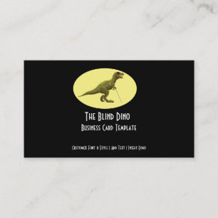 Dinosaur Logo - De blinde dinosaurus Visitekaartje
