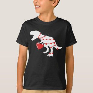 Dinosaur Love Heart Happy Valentine's Day I Steal T-shirt
