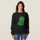 Dinosaur Lover Cute Triceratops Premium Trui (Voorkant volledig)