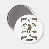 Dinosaur Magnet Magneet (Voorkant / Achterkant)