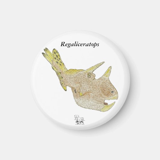 Dinosaur Magnet Regaliceratops Greg Paul (Devant)