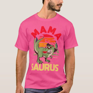 Dinosaur Mama Funny Dino Moeder Grappig T-shirt