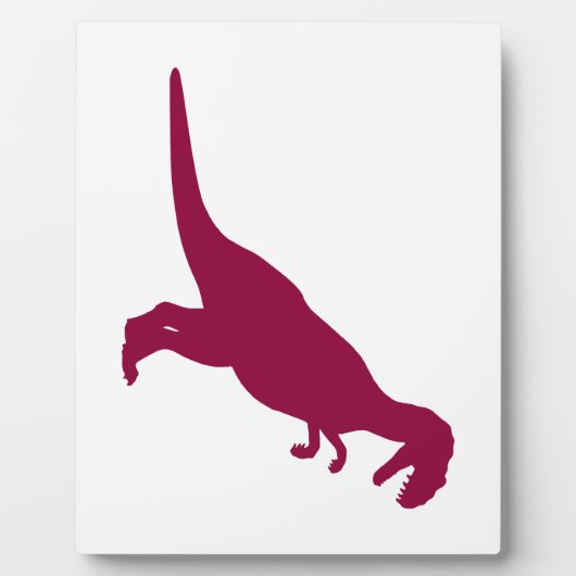 Dinosaur Maroon Fotoplaat (Voorkant)