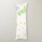 Dinosaur met ballonnen lichaamskussen (Achterkant (Verticaal))