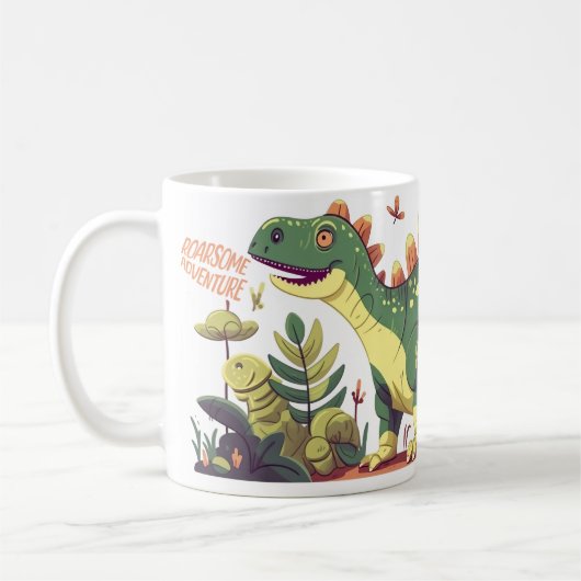 Dinosaur-Mok - Roarsome Adventure Koffiemok (Links)