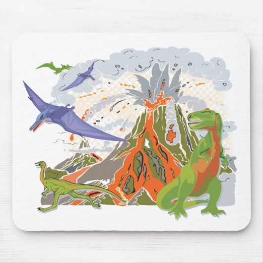 Dinosaur Mousepad Muismat (Voorkant)