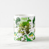 Dinosaur Mug Joyeux Anniversaire Mug (Centre)