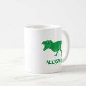Dinosaur Mug personnalisé, Dons amusant pour les e (Devant droit)
