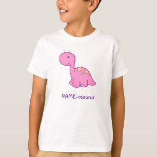 Dinosaur Name-osaurus Kind t-shirt - girl