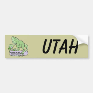 Dinosaur Nationaal Monument Utah Bumpersticker