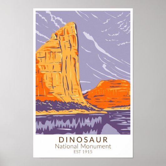 Dinosaur National Monument  Poster (Voorkant)