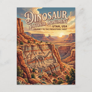 Dinosaur National Monument Utah Briefkaart