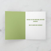 Dinosaur Nephew Birthday Card Kaart (Binnen)