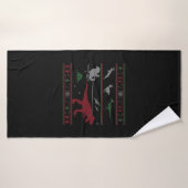 Dinosaur Noël cadeau (Serviette de bain)