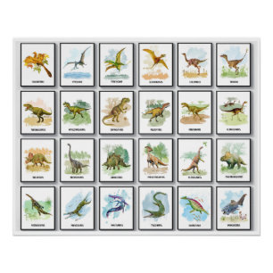 Dinosaur noemt Glossy Poster Perfect Poster