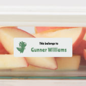 Dinosaur Nom de l'école Étiquettes (Apposé)