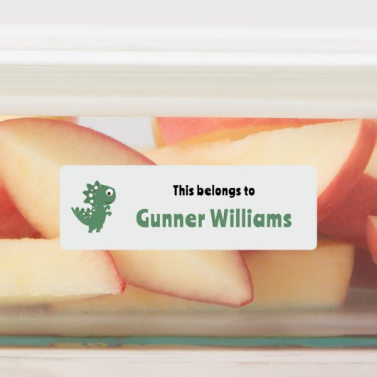 Dinosaur Nom de l'école Étiquettes (Apposé)