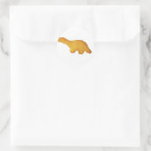 Dinosaur Nugget Meme Ronde Sticker (Tas)