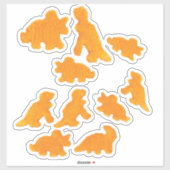 dinosaur nugget sticker (Vel)