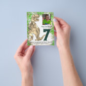 Dinosaur Oerwoud Birthday Party - Fotobudget Flyer (Hand)