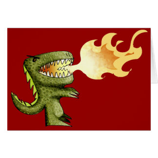 Dinosaur of Dragon kinder kunst met Loston Wallace