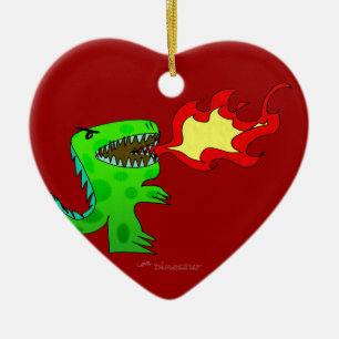 Dinosaur of Dragon van Jessica Jimerson - 2 Keramisch Ornament