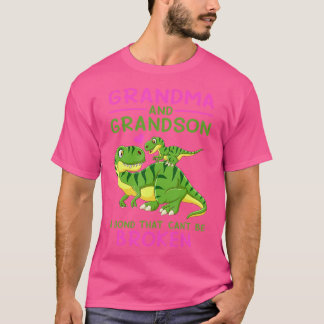Dinosaur Oma en kleinzoon een band die niet kan wo T-shirt
