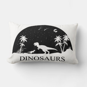 Dinosaur onder de sterren kussen