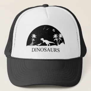 Dinosaur onder de sterren trucker pet