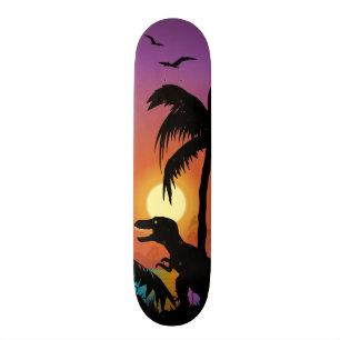 Dinosaur op Dawn Skateboard