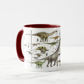 Dinosaur Pageant Mok Paleoart door Gregory Paul (Voorkant links)