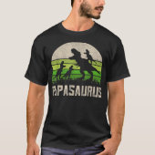 Dinosaur Papasaurus Kinder Funny Vader's T-shirt (Voorkant)