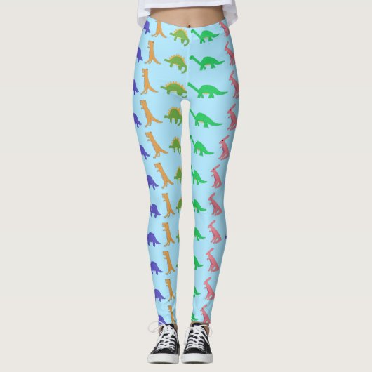 Dinosaur Parade leggings (Devant)