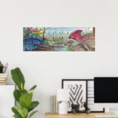 Dinosaur Park Formation Print (Thuiskantoor)