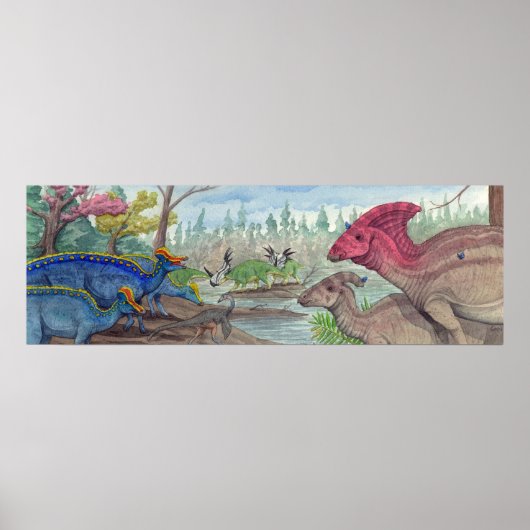 Dinosaur Park Formation Print (Voorkant)